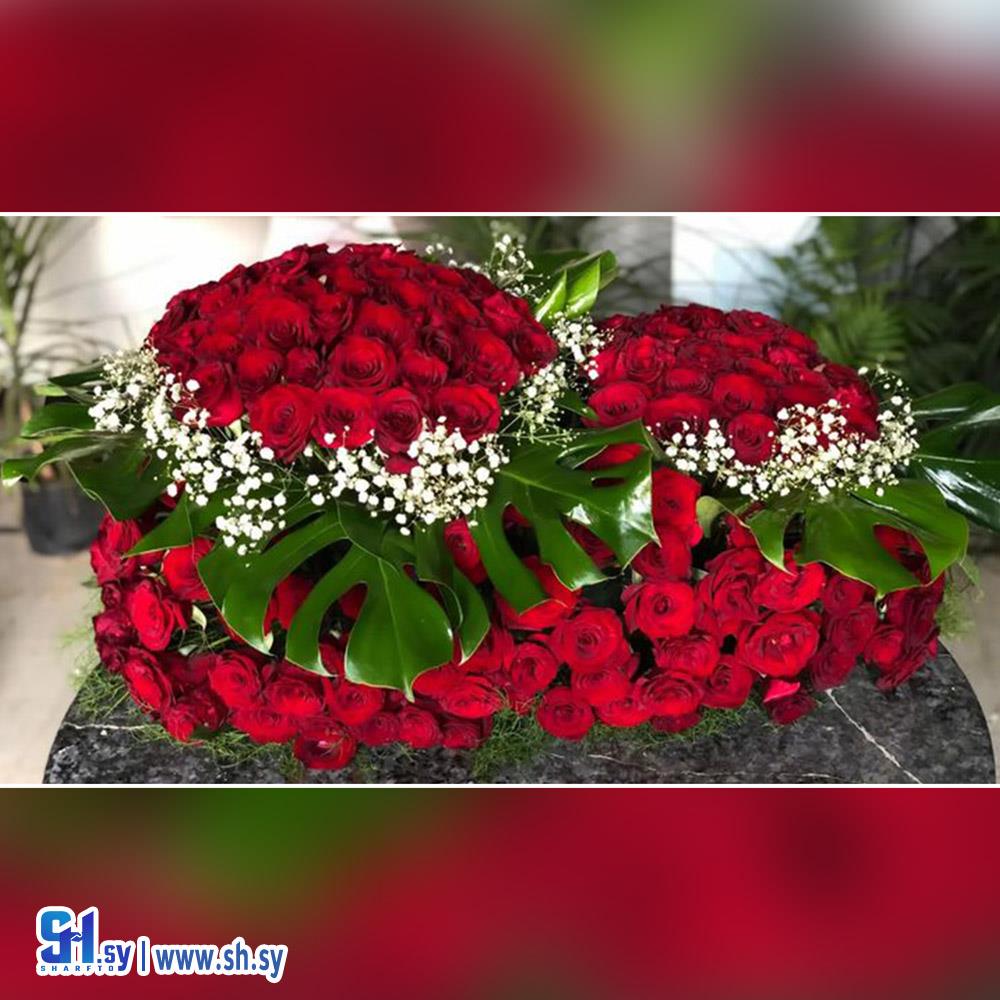 تزيين باقات ورد(Moon rose)