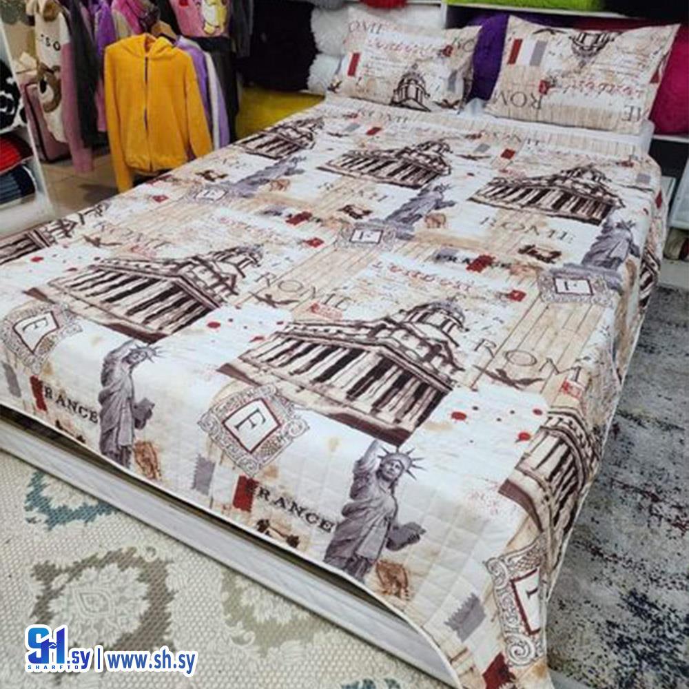 طقم لحاف صيفي قطن 13 (بياضات عزقول)