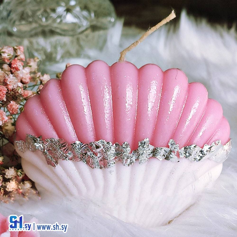 شمع معطر محارة (LAVENDER CANDLES)