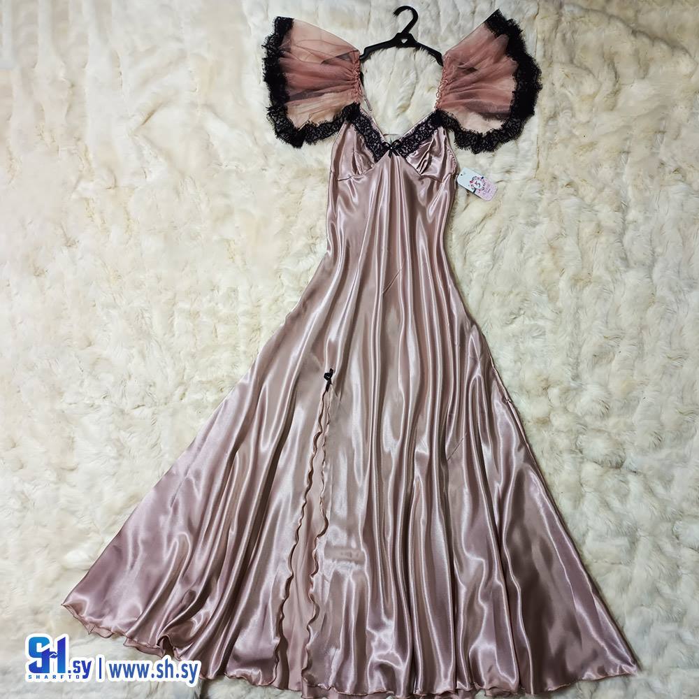 بيبي دول طويل ساتان وتول (السرجاوي)