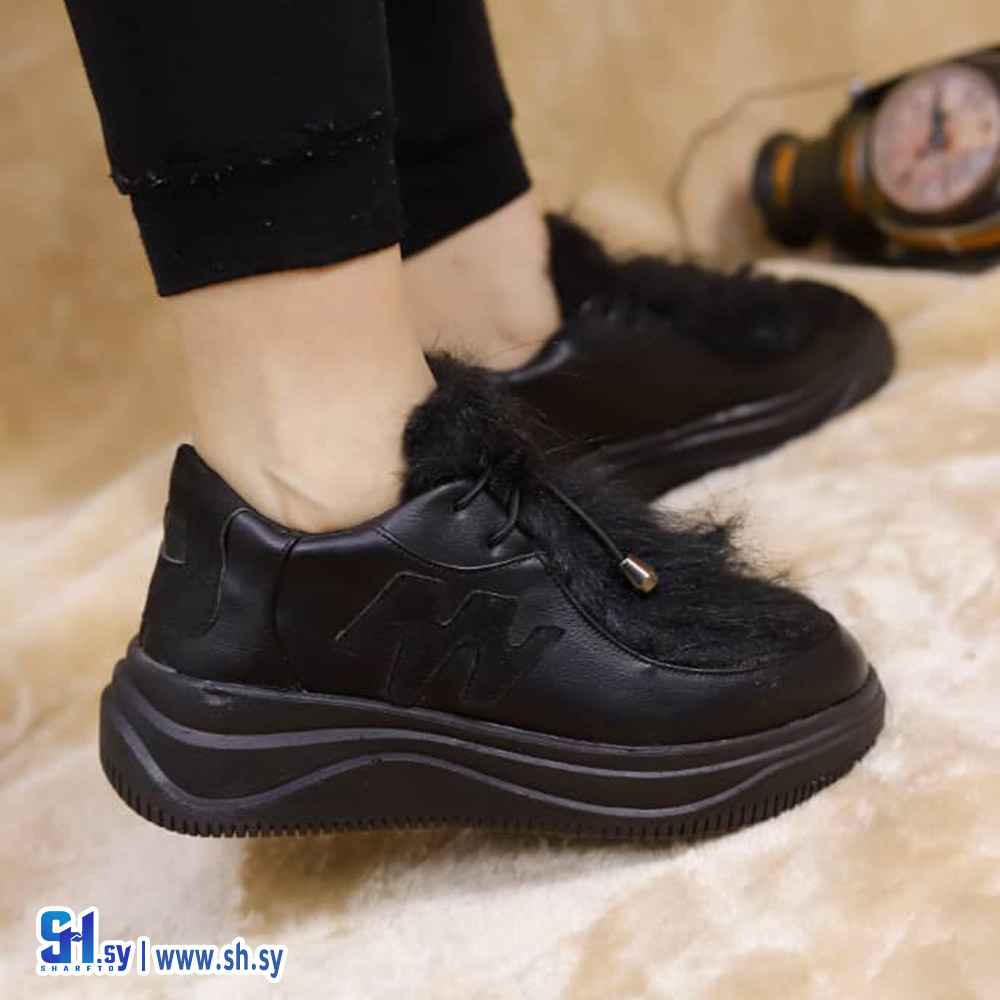 حذاء موديل فرو نسائي (امباير للأحذية)