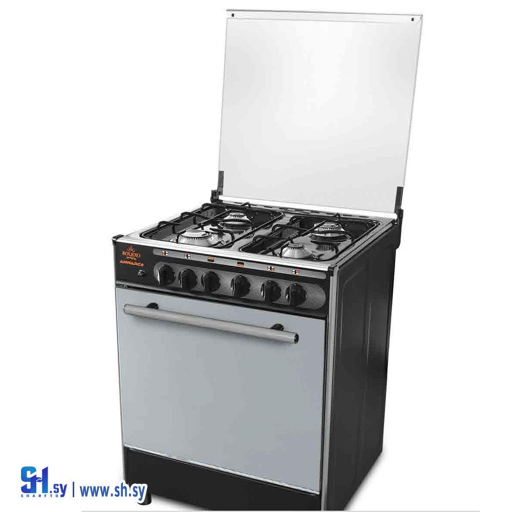 فرن غاز ابيض رؤوس نحاسية RN410G(مجموعة نبراس التجارية)