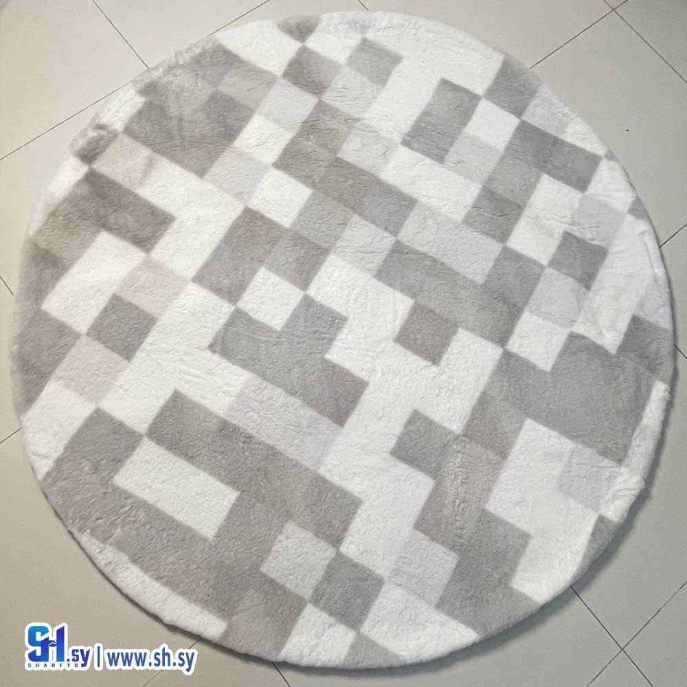 سجادة فرو دائرية موديل 5 (مجد تكس للأدوات المنزلية)