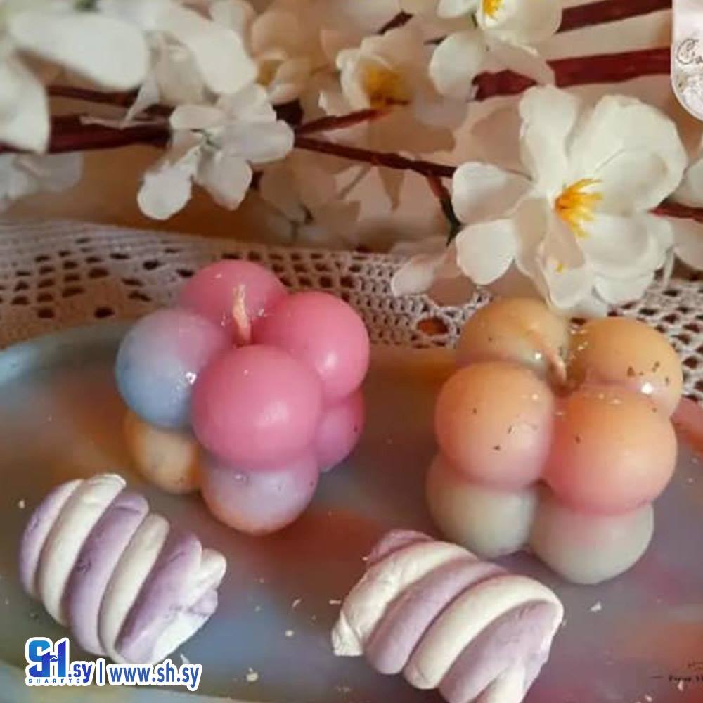 شمع معطر ببلي مارشميلو (candle light)