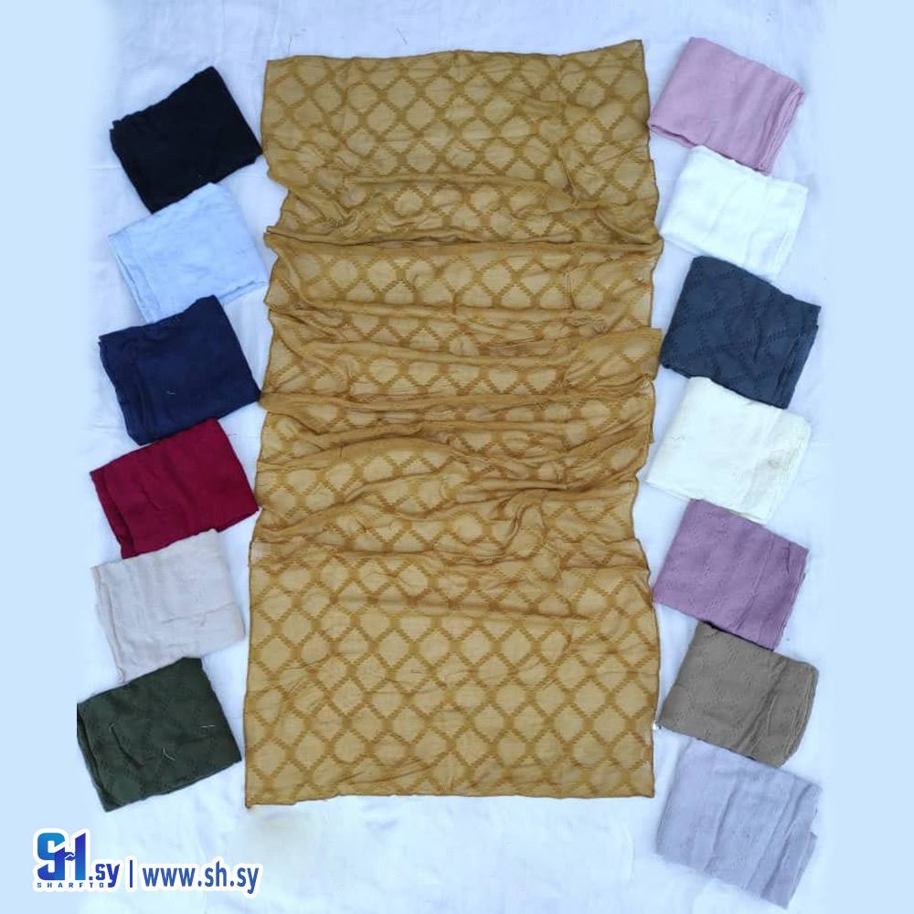 شال قطن جاكار (شالات عمار)