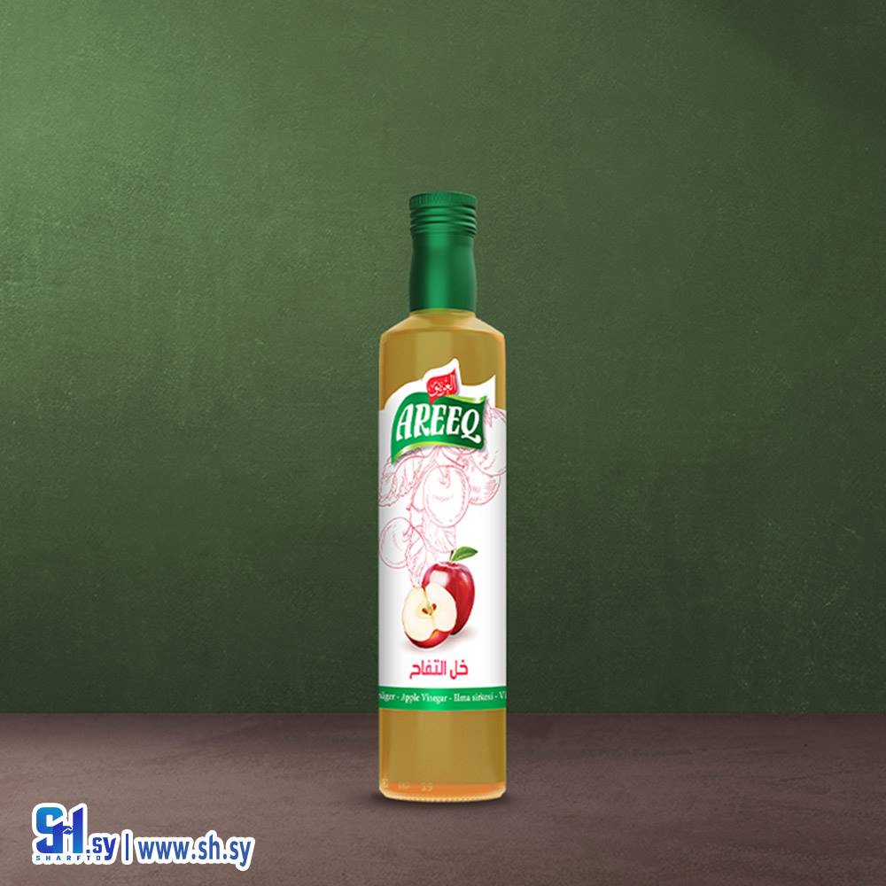 خل التفاح 500مل عبوة زجاج (العريق)