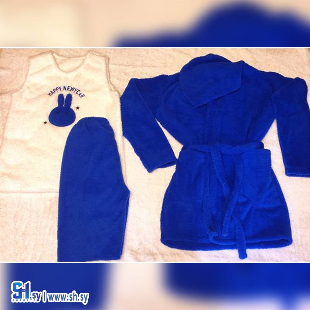 بيجامة نسائي 3 قطع (عصفور تكس)