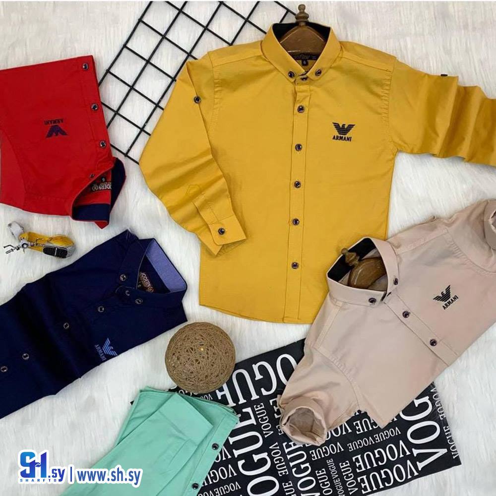 قميص ولادي بوبلين موديل 2601 (لولو كيدز)