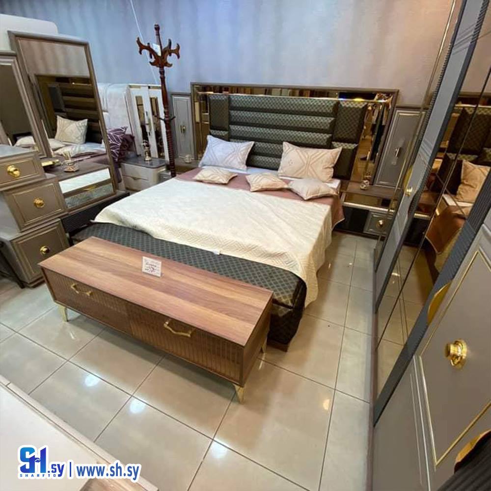 غرفة نوم موديل 9 (مفروشات ابو ادم)