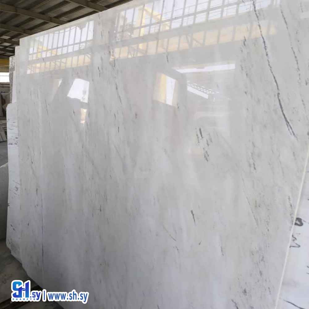 رخام أبيض بلمعة(marble .w.g)