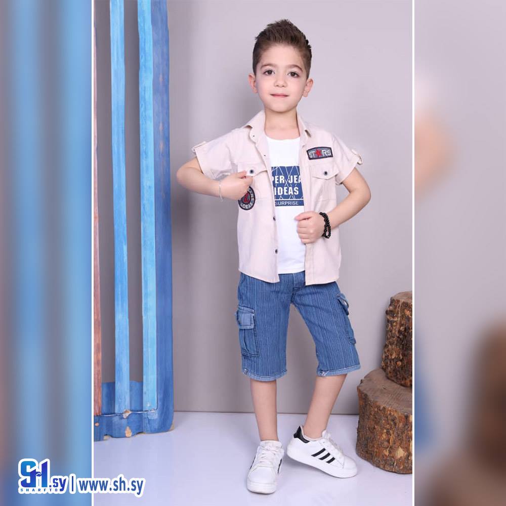 طقم صبياني موديل 4936 (زمار مود)