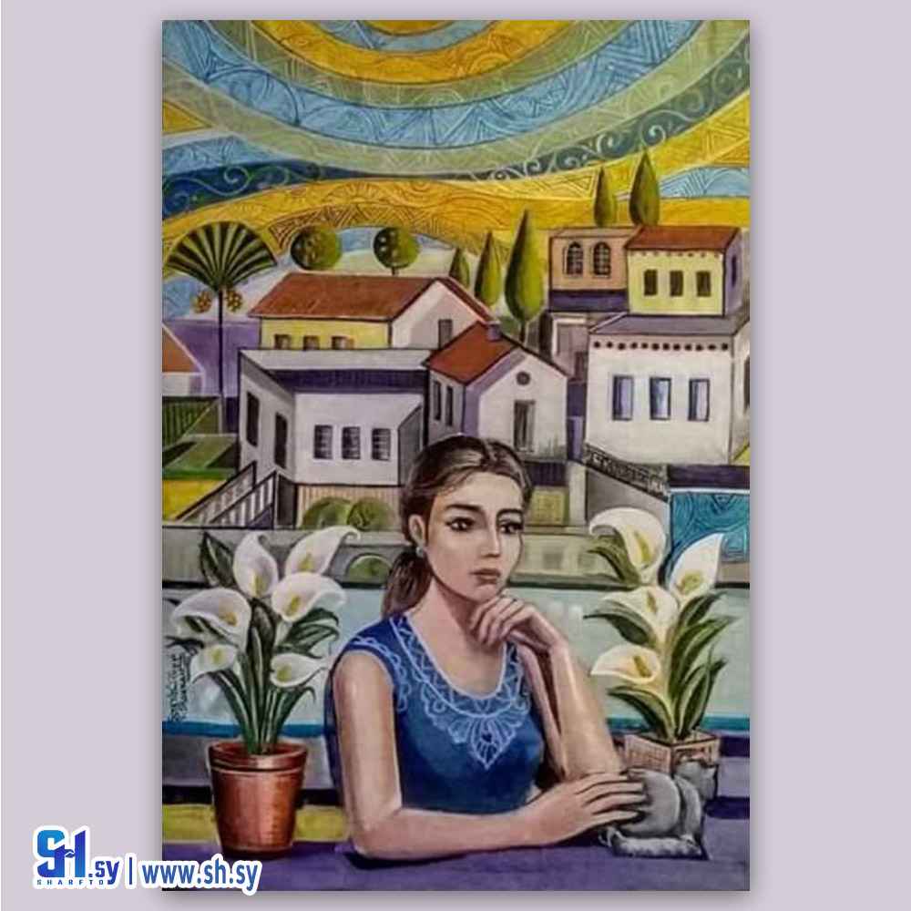 رسمة اكرليك على خشب  13 (AlFredo Shankan)