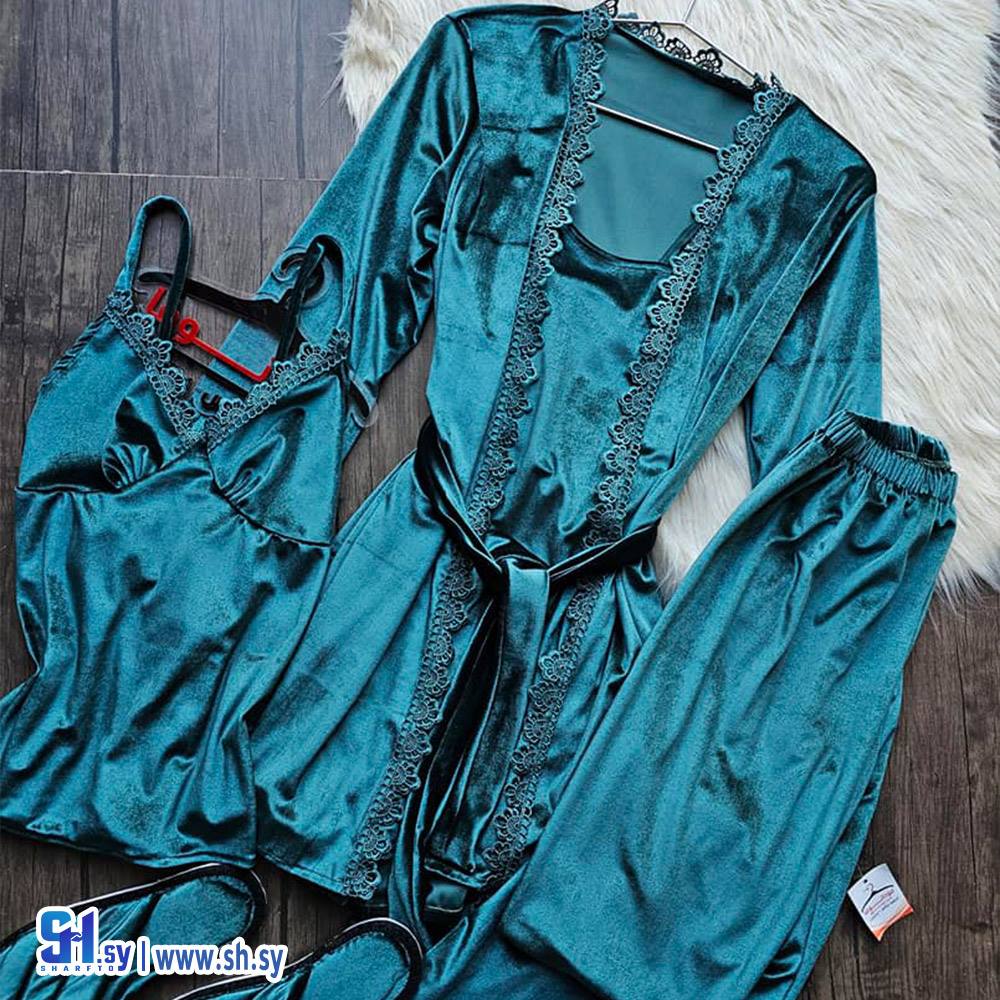 طقم مخمل نسائي (مودا نوفا)