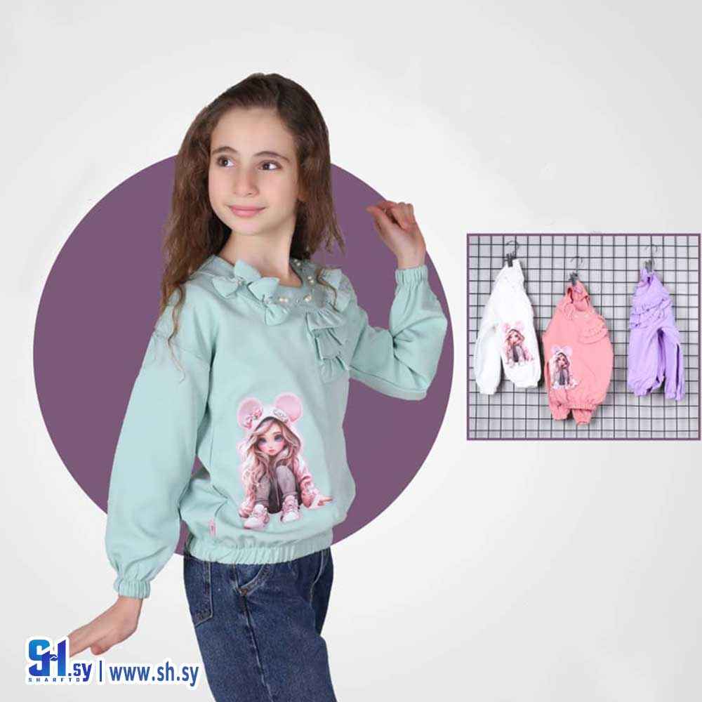 كنزة بناتي موديل 3005 (بي بي MH)