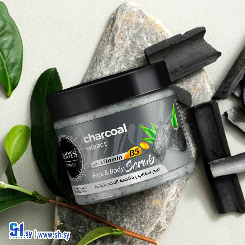 سكراب بخلاصة الفحم الطبيعي (Roots Purity)