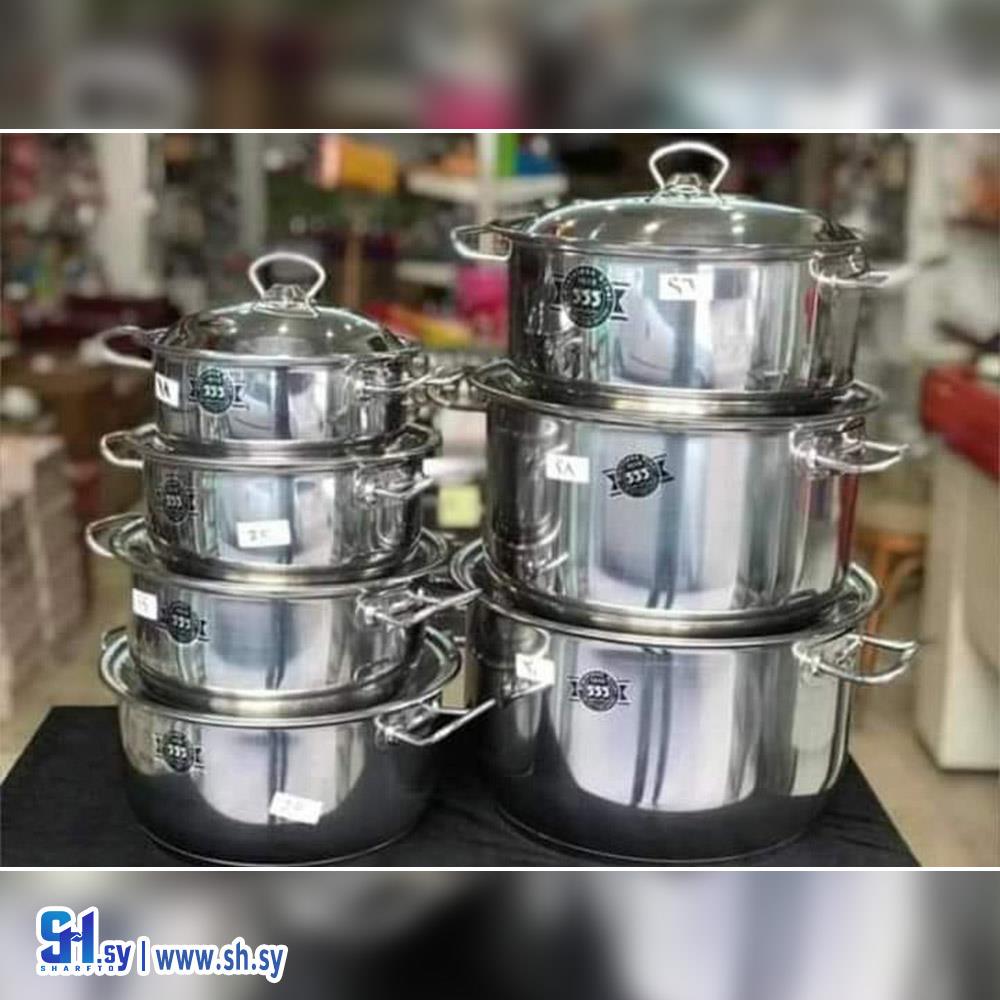 طقم طناجر ماركة (عصرونية زاهر العطري)