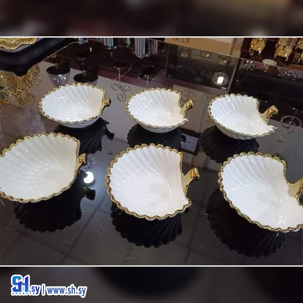 طقم زبادي تقديم موديل المحار (بيتنا للأدوات المنزلية)
