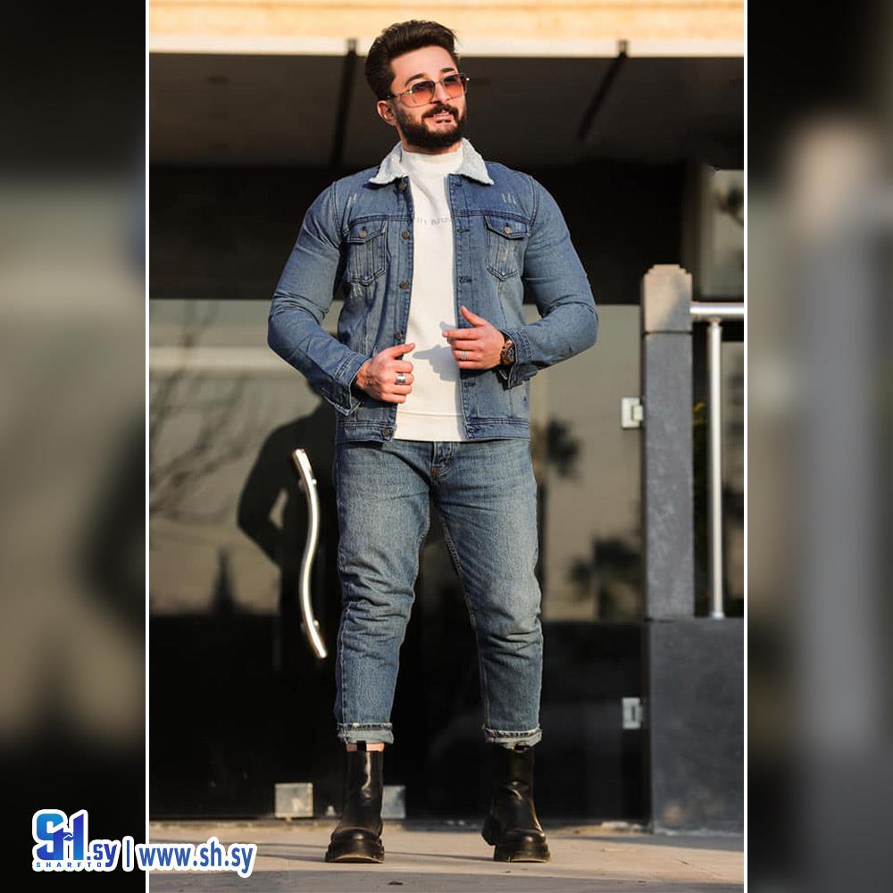 جاكيت رجالي قصير مع فرو (ZOOM)