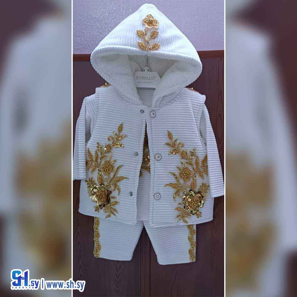 طقم بي بي مخمل موديل 995 (Popolini)