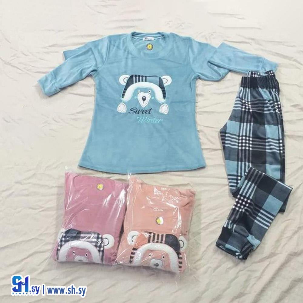 بيجامة نسائي كاروه (الملاك الابيض)