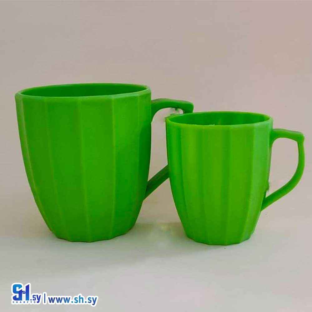 كاسة ملونة بيد ماغ ( باتكوبلاست)