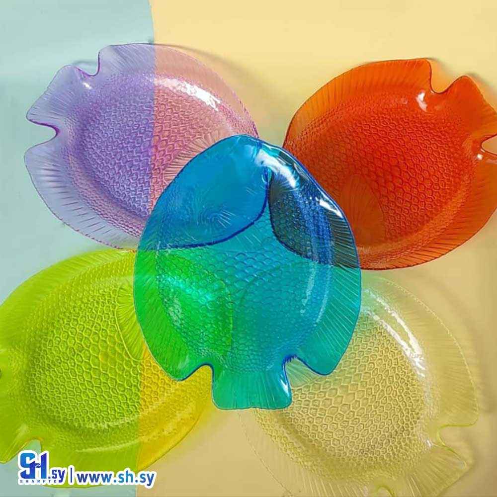 صحن سمكة كرستال ( باتكو بلاست)