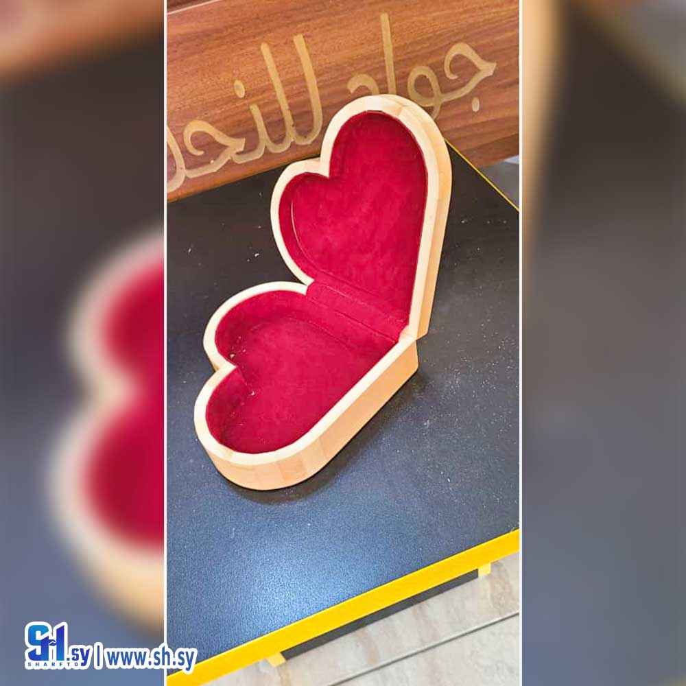 علب خواتم خشبي ( عجاج للأخشاب )