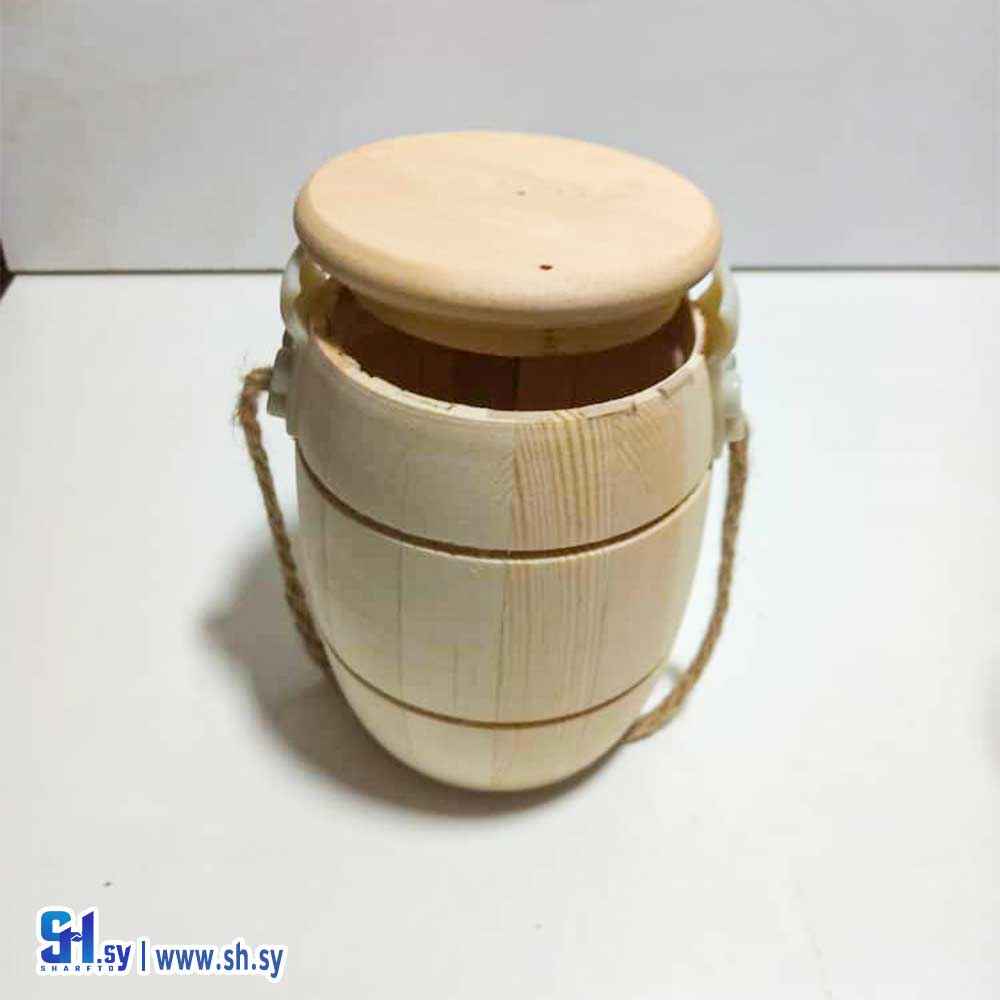 وعاء خشبي ( عجاج للأخشاب )